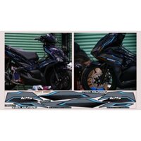 TEM NHÃN DÁN AIR BLADE DÁN XE ĐEN DECAL 3 LỚP