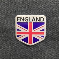 Tem NHÔM Logo huy hiệu dán gắp xe máy keo 3M chữ nỗi ENGLAND