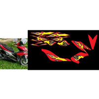 TEM NVX LỬA ĐỎ CHÁY  TEM CAO CẤP 3 LỚP CHỐNG THẤM NƯỚC SIÊU BỀN SIÊU SẮC NÉT