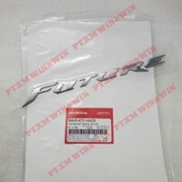 Tem ốp sườn Future 125, Tem chữ nổi Future 125 fi 2018-2024 bản đặc biệt zin mới - 86645-K73-VA0ZB