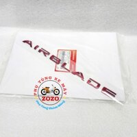 Tem ốp sườn, Tem chữ nổi Air Blade 2022+ đỏ zin mới - 86835-K2Z-V70ZA