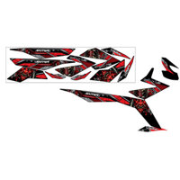 TEM RAIDER CHẾ SATRAI SAMURAI ĐỎ ĐEN