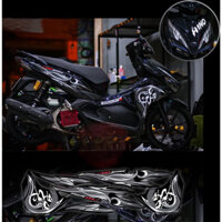 Tem rời Ab 2016 chữ tàu mới xe đen trắng