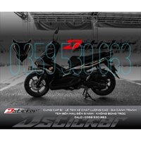 Tem rời AB AirBlade 2021 xe đen - mẫu chỉ vàng đồng đơn giản