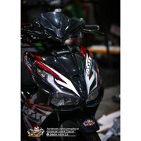 Tem rời ADN sọc đỏ trắng cho AirBlade 2020 xe đen - tem cao cấp không bay màu