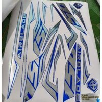 Tem rời crom AB dán xe xanh GP
