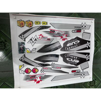 tem rời cub 50 khói xám dán xe xám