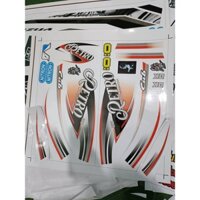 tem rời cub 50 petro cam đen xe trắng