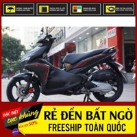 Tem Rời Dán Xe Air Blade 2016 Mẫu Zin Đỏ Đen Nhám Xanh
