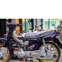 Tem Rời Dán Xe Dream Mẫu Zin Cánh Chim Xanh Tím Cực Đẹp, Hàng 3 Lớp Chất Lượng Cao Quyen Decal