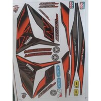 Tem rời dán xe ex 150 mx king