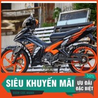 Tem Rời Dán xe Exciter 135 Cam đen