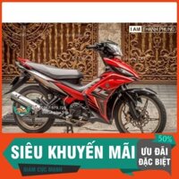 Tem Rời Dán Xe Exciter 135 Lc đỏ bạc