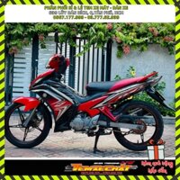 Tem Rời Dán Xe Exciter 135 2011 Mẫu Zin RC Đỏ Đen Trắng Chuẩn Zin, Hàng 3 Lớp Chất Lượng Cao [TXC]