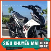 Tem Rời Dán Xe Exciter 135 Trắng đen