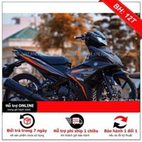 Tem Rời Dán Xe Exciter 150 Mx đen nhám cam