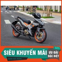 Tem Rời Dán xe Exciter 150 Sniperr đen cam nhám