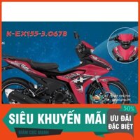 Tem Rời Dán Xe Exciter 155 VVA đỏ MX
