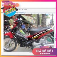 tem rời dán xe Future 2 đỏ đen