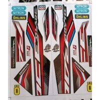 Tem rời dán xe honda blade