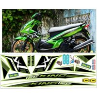 Tem rời dán xe novo4 xanh mx