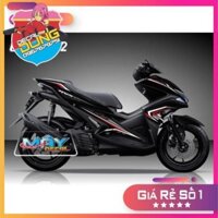 tem rời dán xe NVX đỏ đen