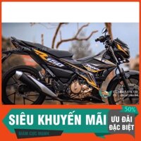 Tem Rời Dán Xe Raider Cam đen
