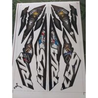 Tem rời dán xe satria