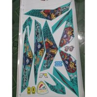 Tem rời dán xe satria