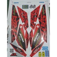 Tem rời dán xe satria