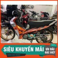 Tem Rời Dán Xe Sirius Bạc Cam rời