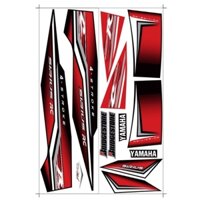 Tem rời dán xe sirius decal 3 lớp chống nước