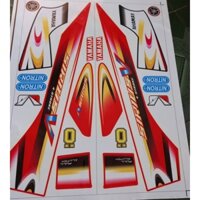 Tem rời dán xe sirius đời đầu