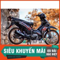 Tem Rời Dán xe Sirius Fi đen hayabusa