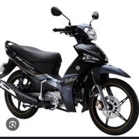 Tem rời dán xe sirius fi đen xám chỉ vàng rc