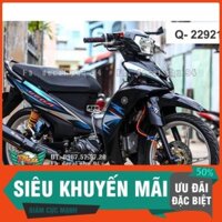 Tem Rời Dán Xe Sirius FI đời đầu xe đen