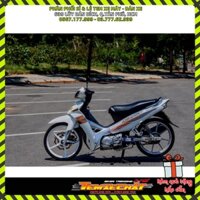 Tem Rời Dán Xe Sirius Mẫu Cam Trắng Đen Cực Đẹp, Hàng 3 Lớp Chất Lượng Cao [TXC]