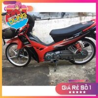 tem rời dán xe Sirius mẫu zin đỏ đen