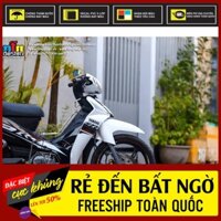 Tem Rời Dán Xe Sirius Mẫu Zin  RC Trắng Đen Đỏ