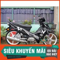 Tem Rời Dán Xe Sirius Movistar Trắng đen