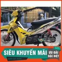 Tem Rời Dán Xe Sirius Spark vàng bạc