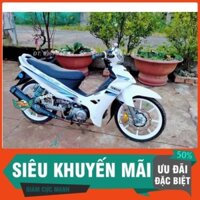 Tem Rời Dán Xe Sirius Trắng , phối xanh ngọc