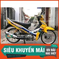 Tem Rời Dán Xe Sirius vàng bạc Chế