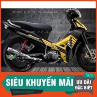 Tem Rời Dán Xe Sirius Vàng đen Mới