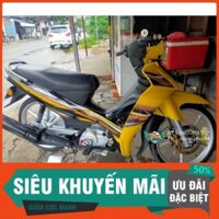 Tem Rời Dán Xe Sirius Vàng đen