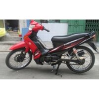 Tem rời dán xe Taurus đỏ đen
