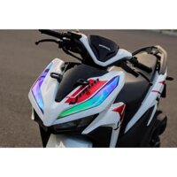 Tem Rời Dán Xe Vario 150 2018 Mẫu Đỏ Trắng Đen Malay