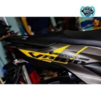 Tem Rời Dán Xe Vario 150 2018 Mẫu Malay Xám Vàng Đen Cực Chất, Hàng 3 Lớp Chất Lượng Cao