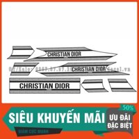 Tem Rời Dán Xe Vario Trắng Cam Christian Dior