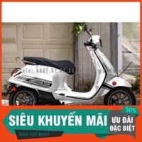 Tem Rời Dán Xe Vespa trắng CHRISTIAN DIO